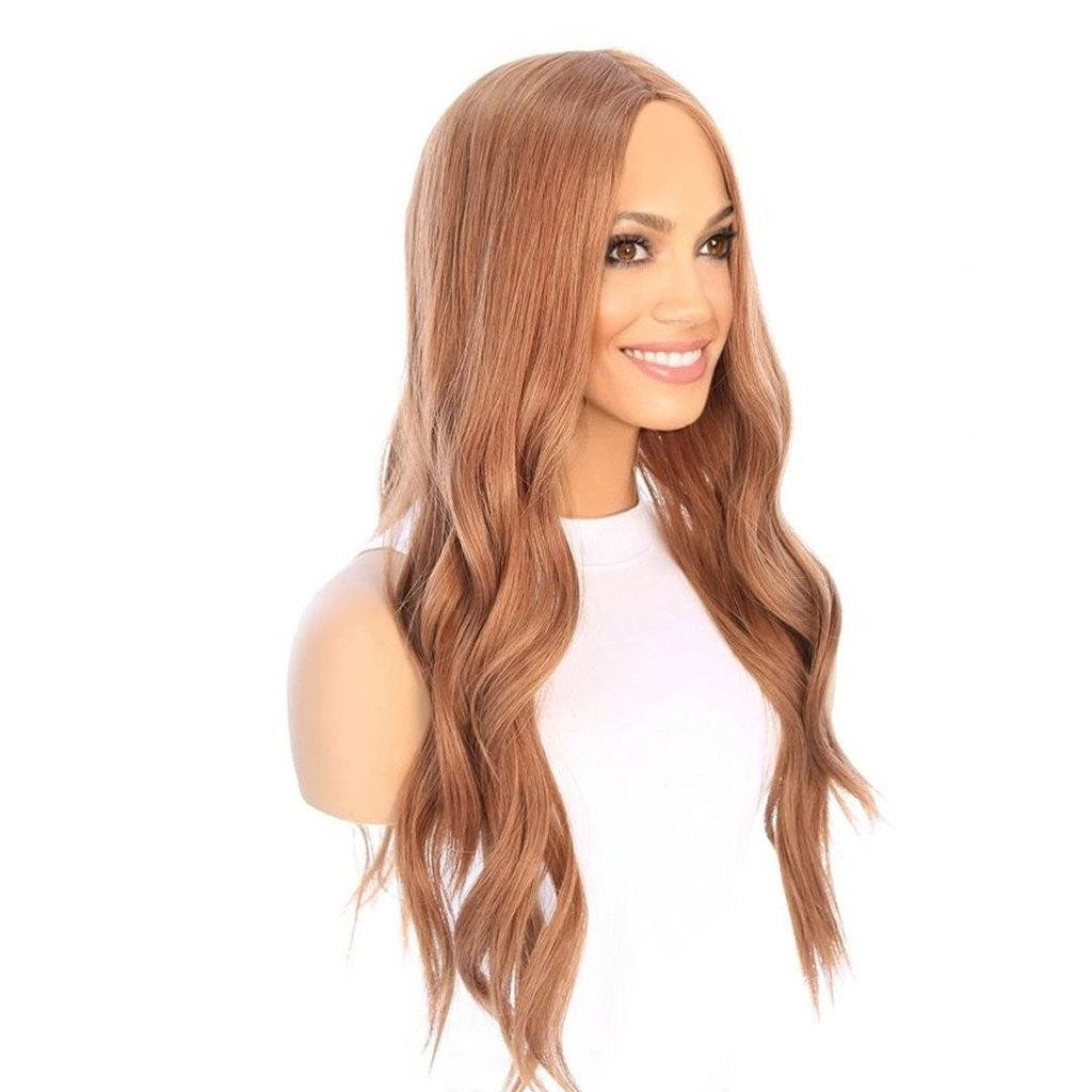26" Ponytail Silk Top Strawberry Blonde Wig