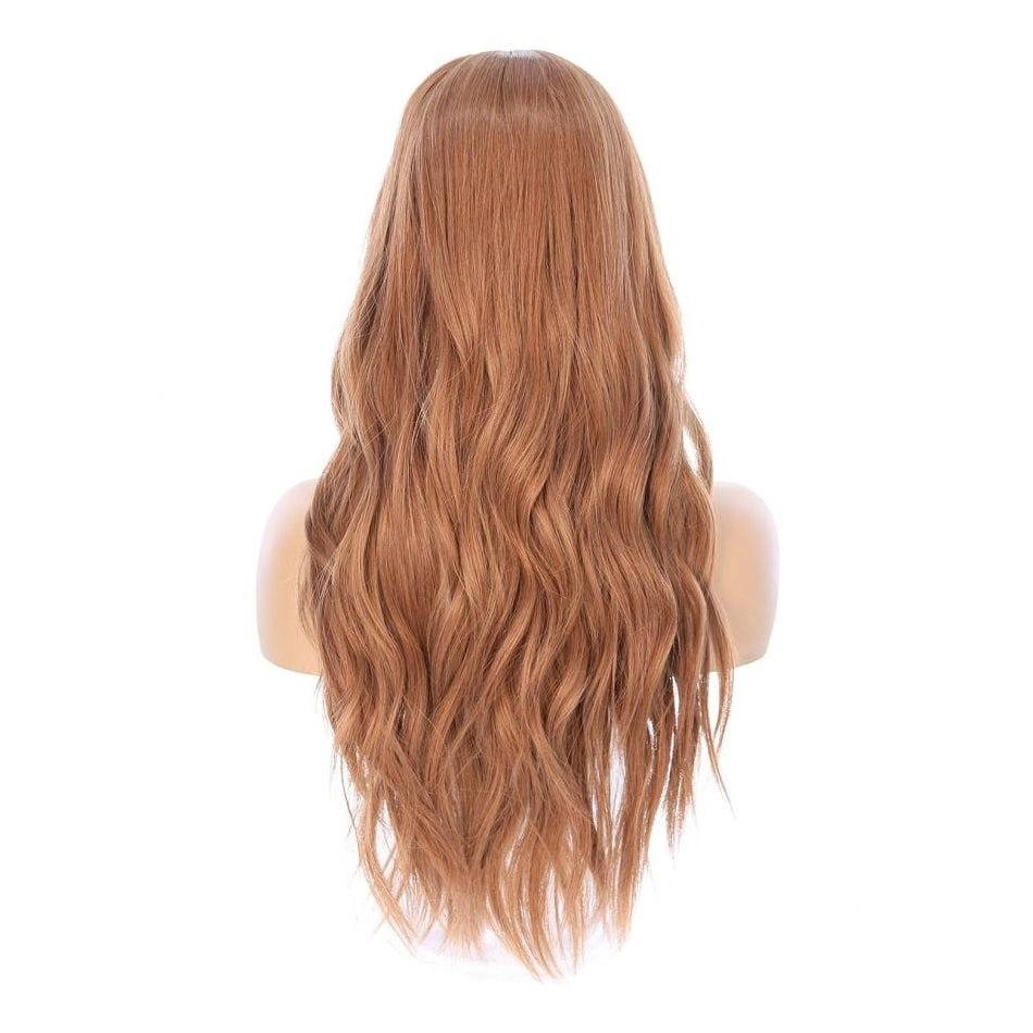 26" Ponytail Silk Top Strawberry Blonde Wig