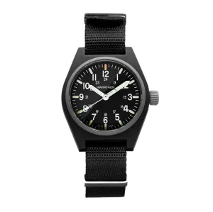 34mm Black General Purpose Quartz with MaraGlo (GPQ)