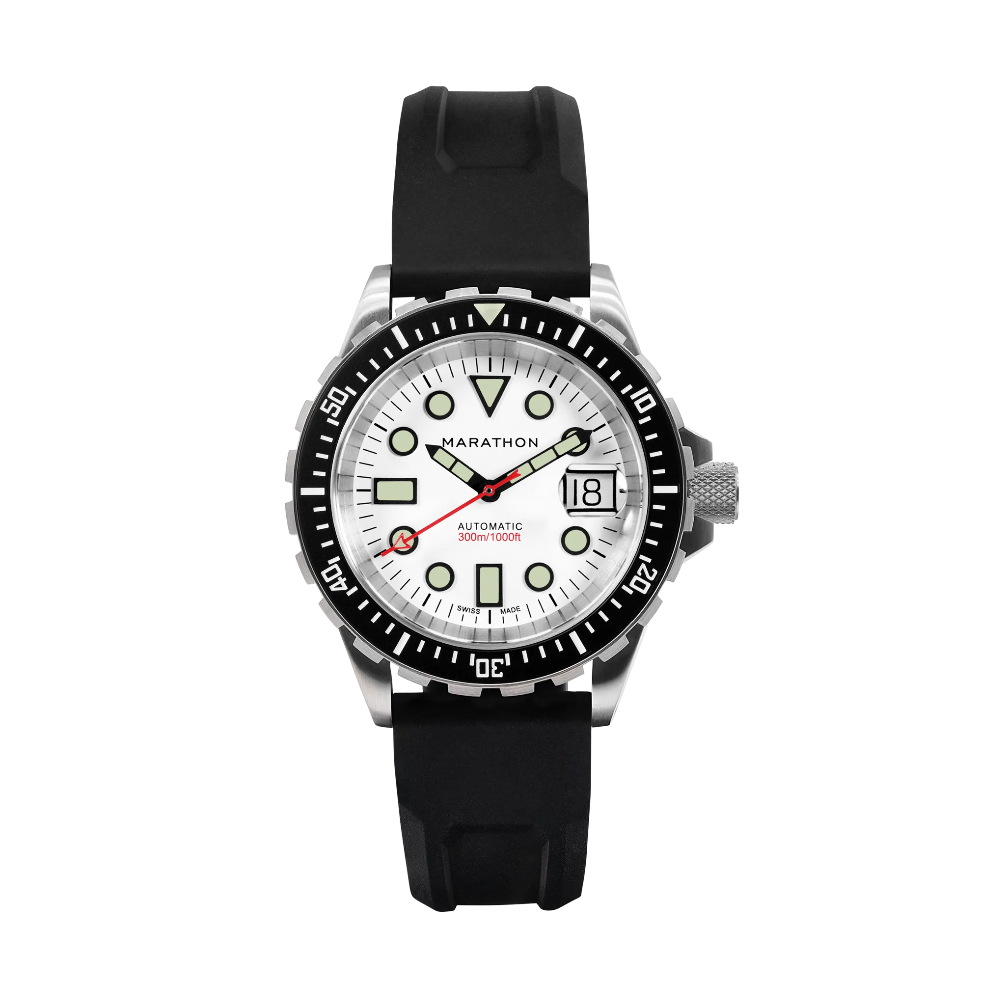 41mm Arctic Original SAR w/ Date on 3-Piece Rubber Strap Kit (OSAR-D)