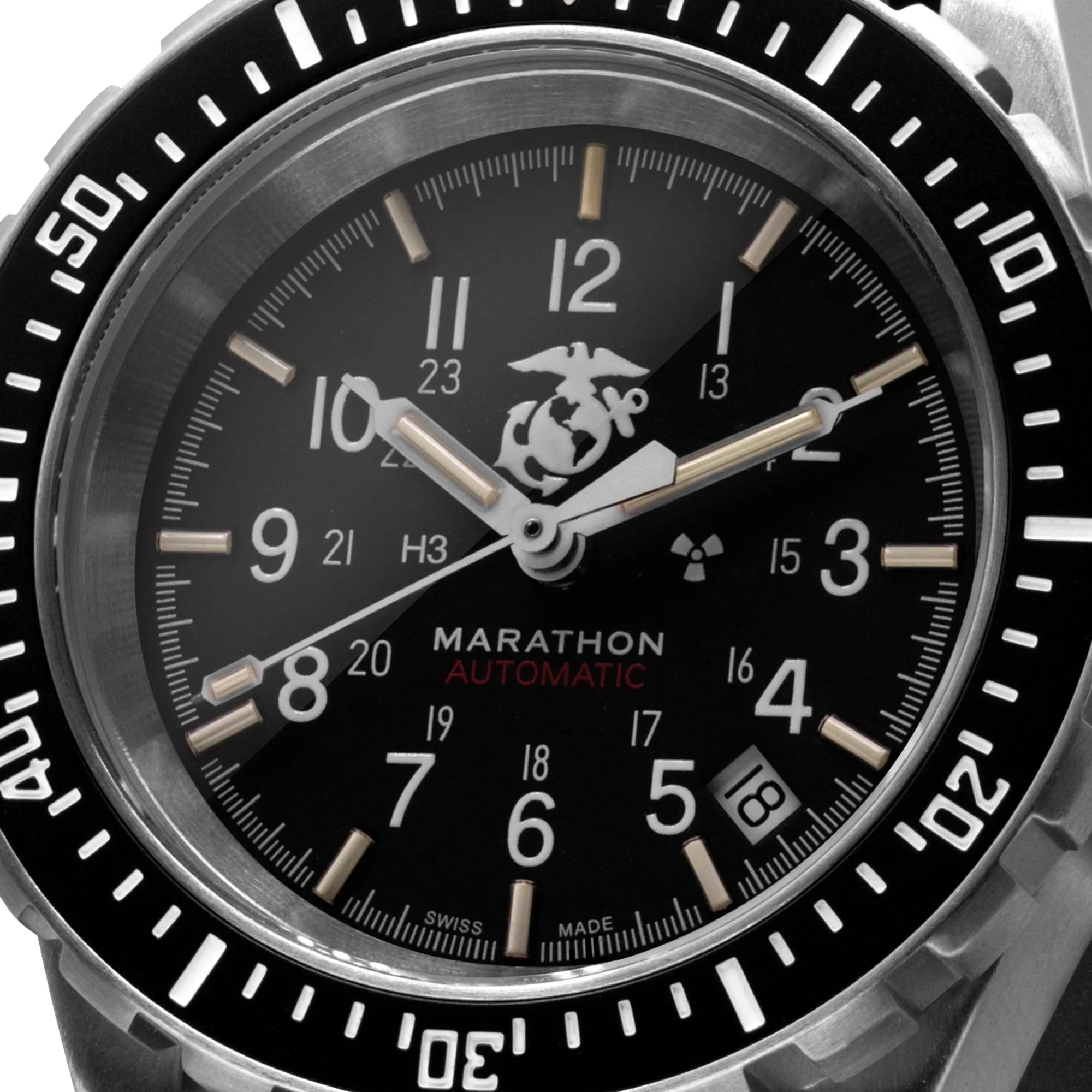 41mm Official USMC™ Large Diver's Automatic (GSAR) with Stainless Steel Bracelet