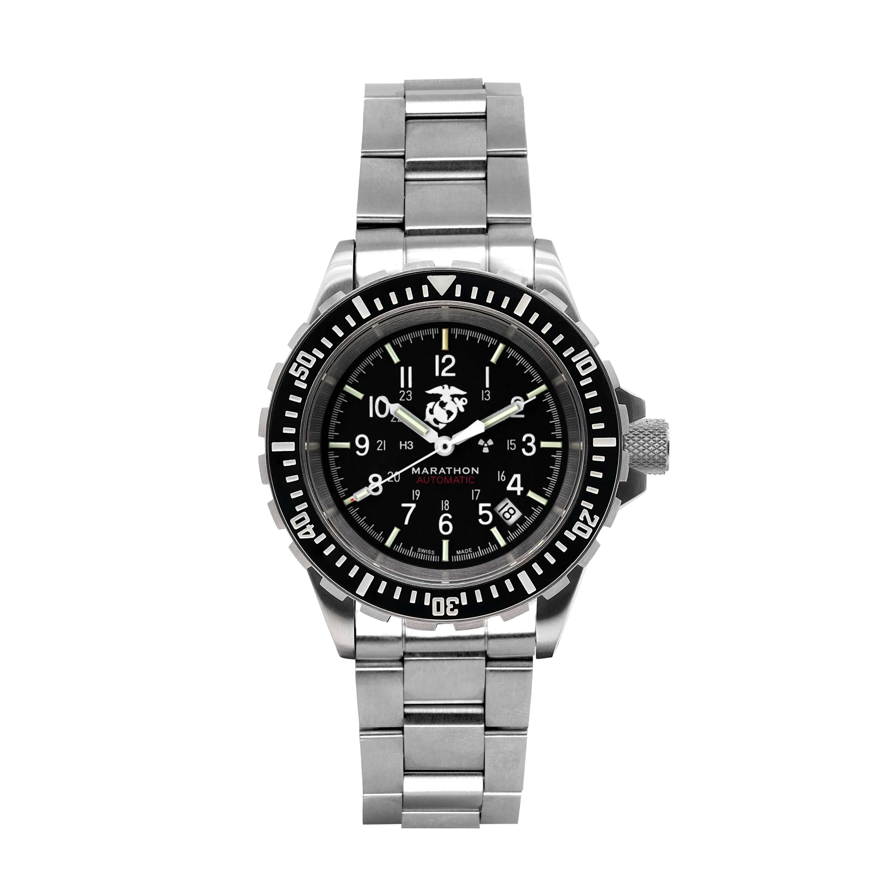 41mm Official USMC™ Large Diver's Automatic (GSAR) with Stainless Steel Bracelet