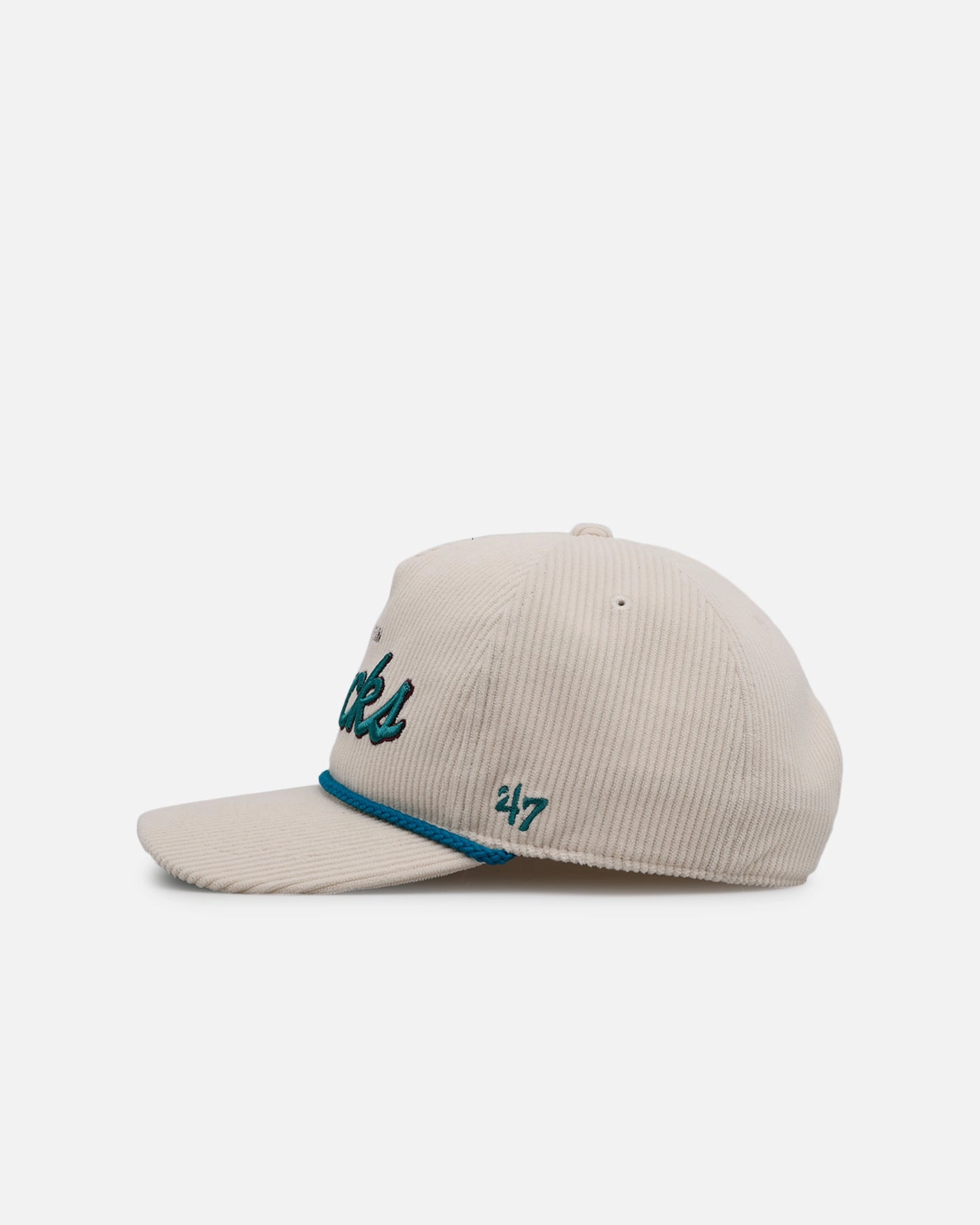 47 Brand Anaheim Ducks 'Natural Script' Premium Hitch Corduroy Snapback Natural