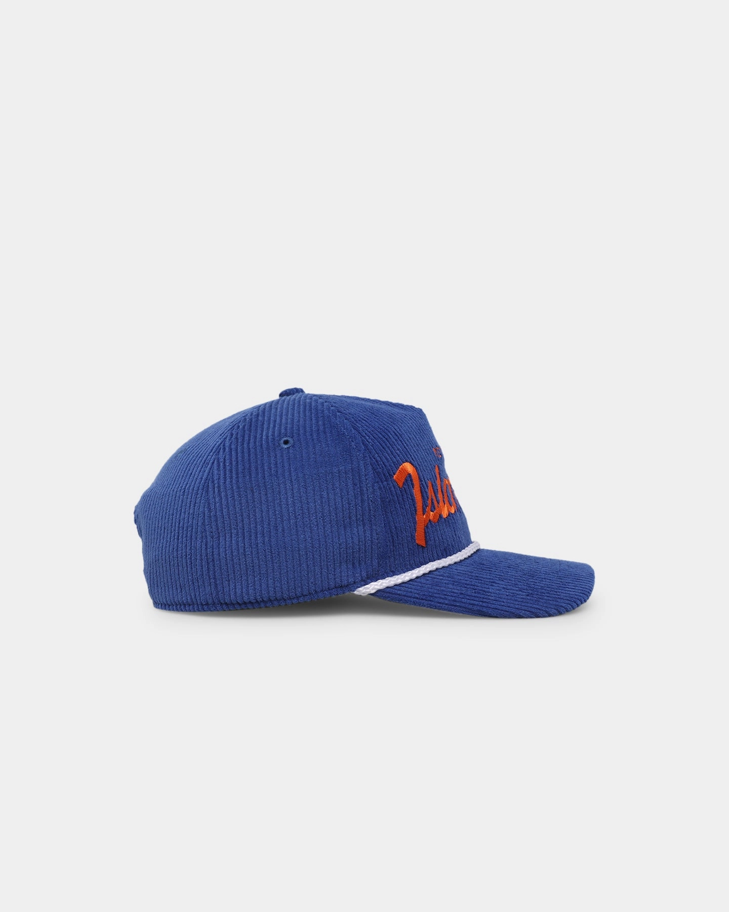 47 Brand New York Islanders 'NHL Corduroy Team Script' Corduroy Crossrope '47 Hitch Snapback Royal