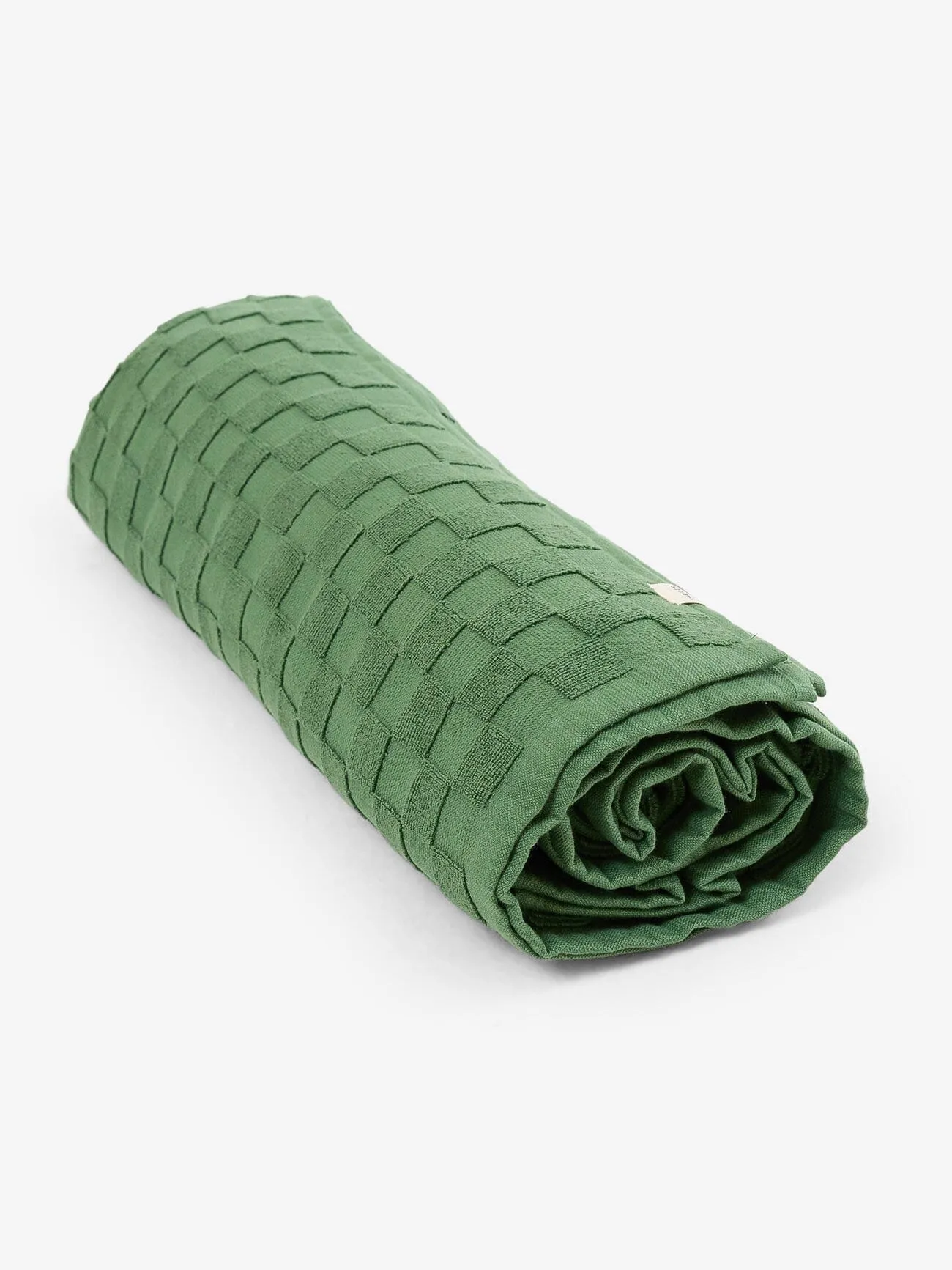 Aalto Terry Beach Towel - Elm Green