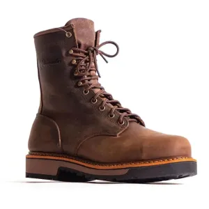Abilene 8 Lumberjack (Steel Toe) - Dual Density Sole Men's Leather Cowboy Boots