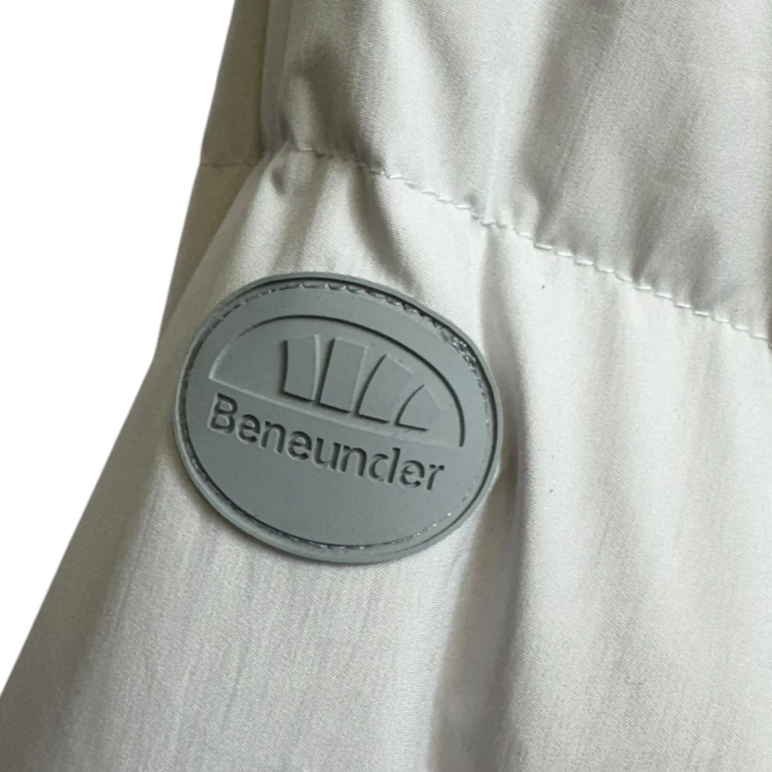 AquaDown Short Water-Repellent High-Warmth Puffer Jacket By Beneunder In Grey, Size: L