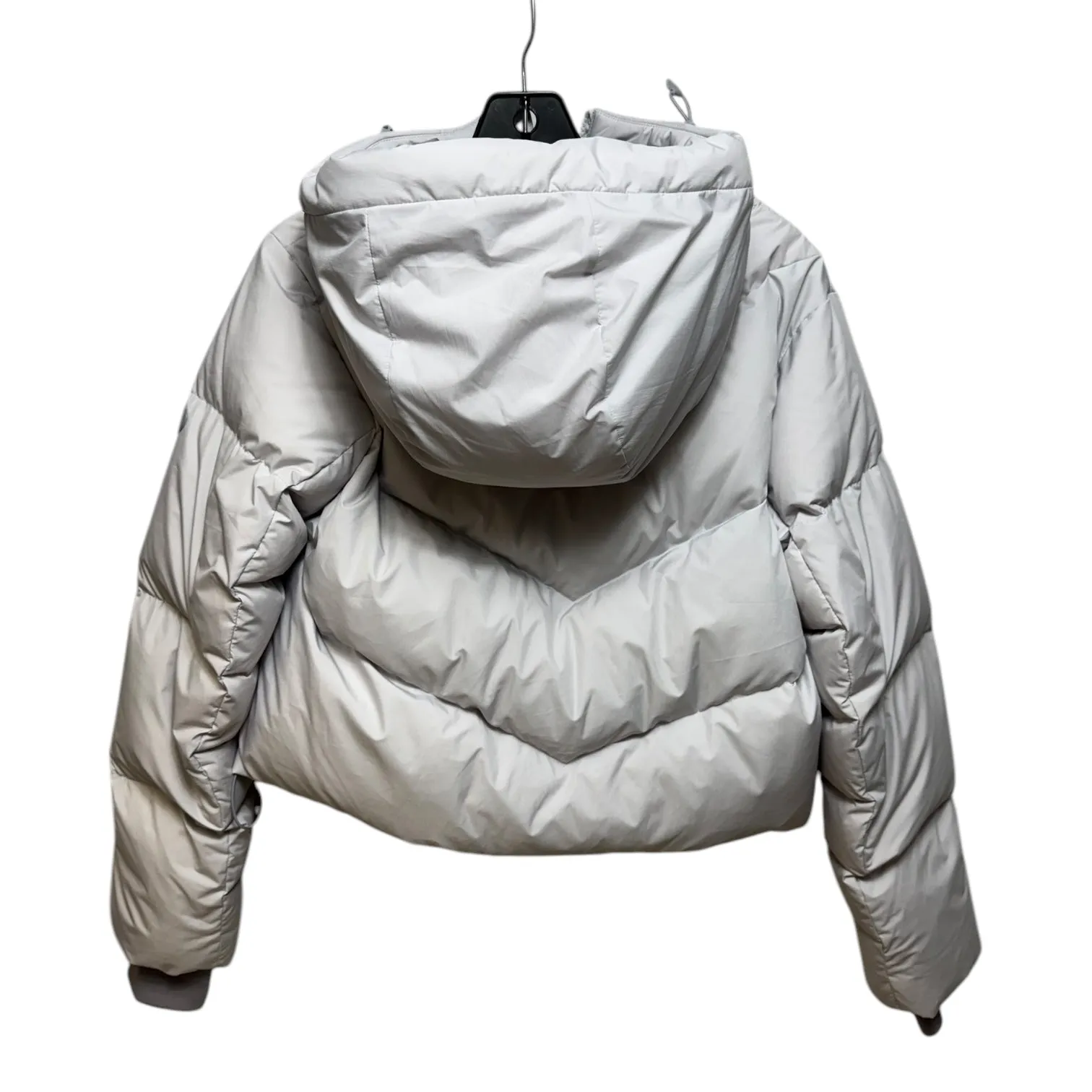 AquaDown Short Water-Repellent High-Warmth Puffer Jacket By Beneunder In Grey, Size: L