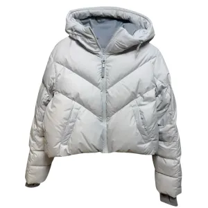 AquaDown Short Water-Repellent High-Warmth Puffer Jacket By Beneunder In Grey, Size: L