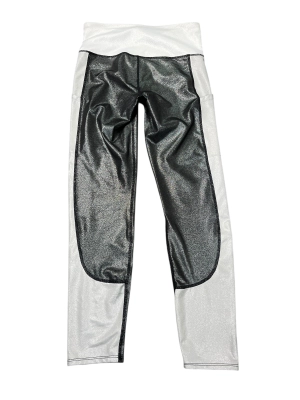 Athletic Leggings By Joy Lab In Silver, Size:S
