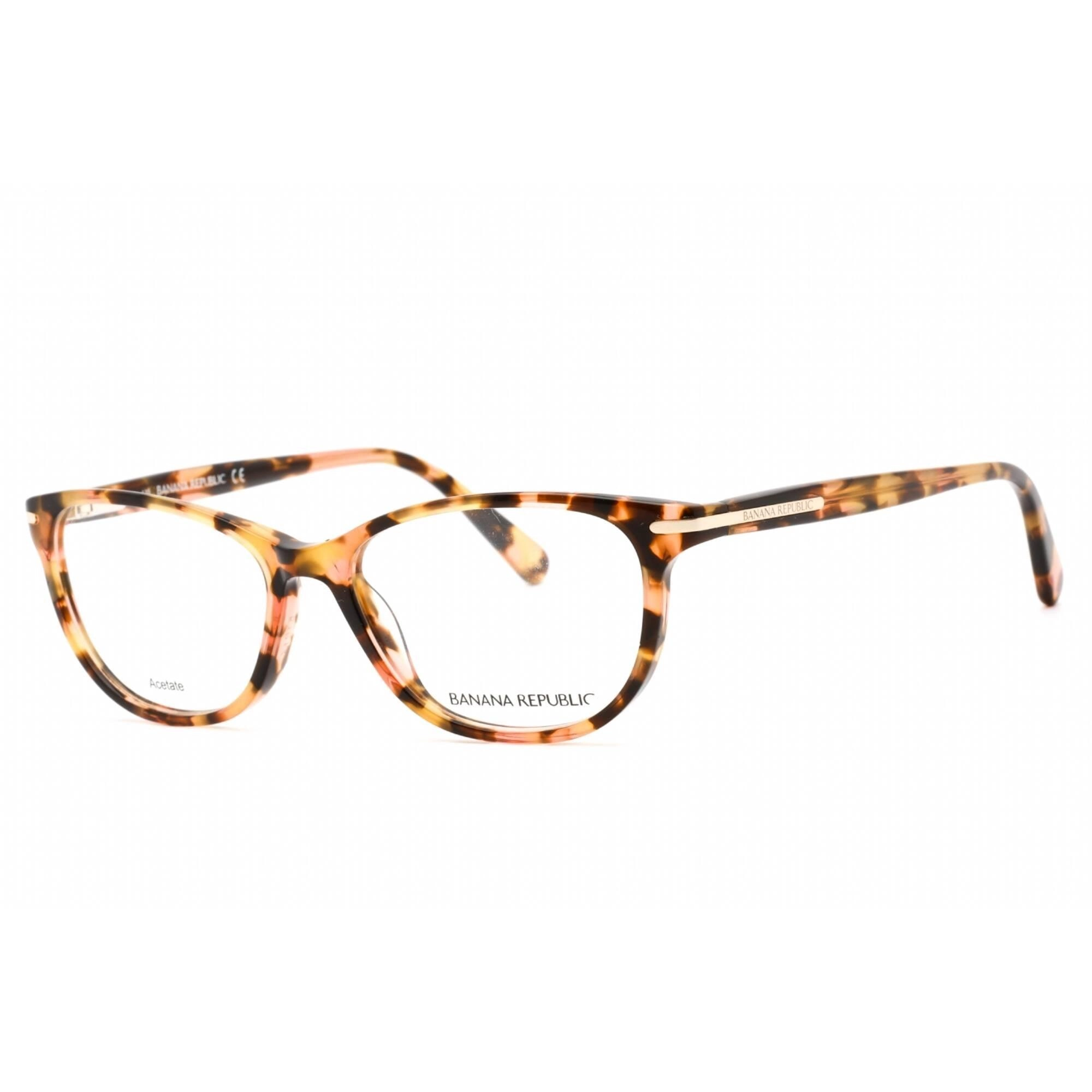 Banana Republic Women's Eyeglasses - Brown Havana Pink Plastic Frame | Enya 0S0R 00