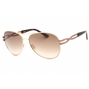 Bebe Women's Sunglasses - Gold Full Rim Avaitor Brown Gradient Lens Frame | BB7200 710