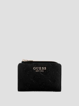 Black Cresidia Zip Around Card Case