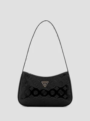Black Logo Arnela Shoulder Bag