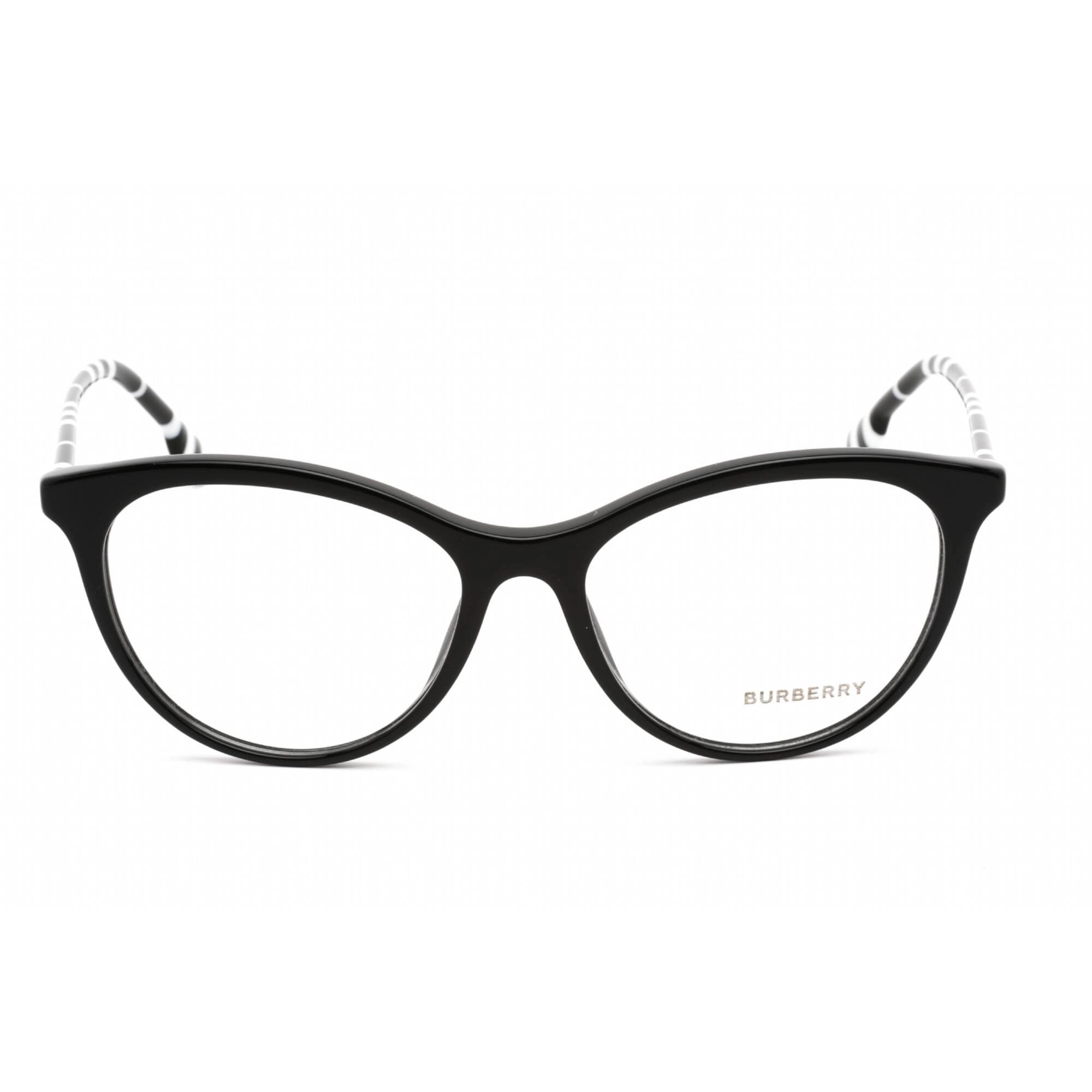 Burberry Women's Eyeglasses - Clear Lens Black Plastic Cat Eye Frame | 0BE2325 4007