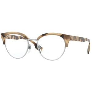 Burberry Women's Eyeglasses - Spotted Horn Plastic Round Frame | BURBERRY 0BE2316 3501