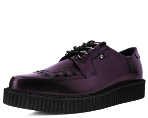 Burgundy Rub Off Pointed Anarchic Creeper