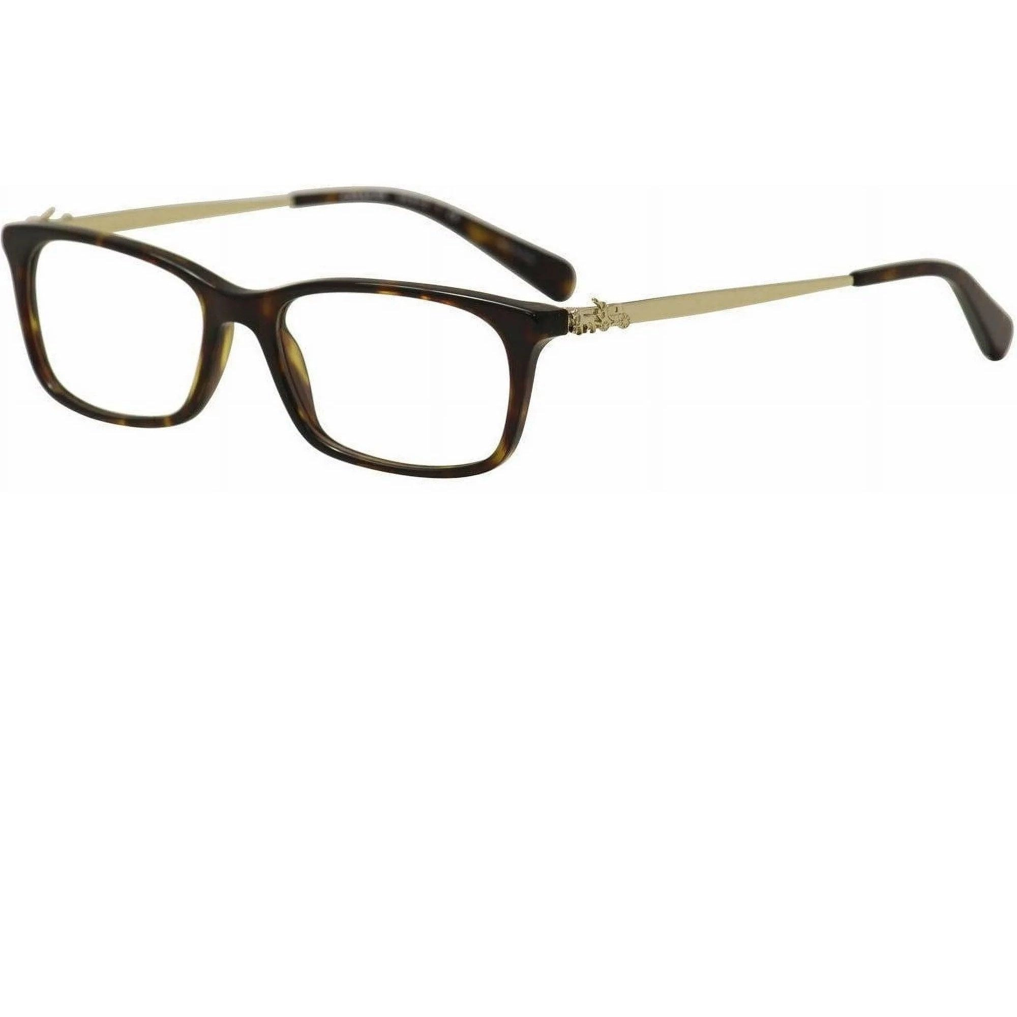 Coach Women's Eyeglasses - Dark Tortoise Plastic Rectangular | COACH 0CH6110 5485