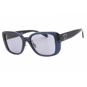 Coach Women's Sunglasses - Transparent Blue Plastic Full Rim Frame | 0HC8352 571480
