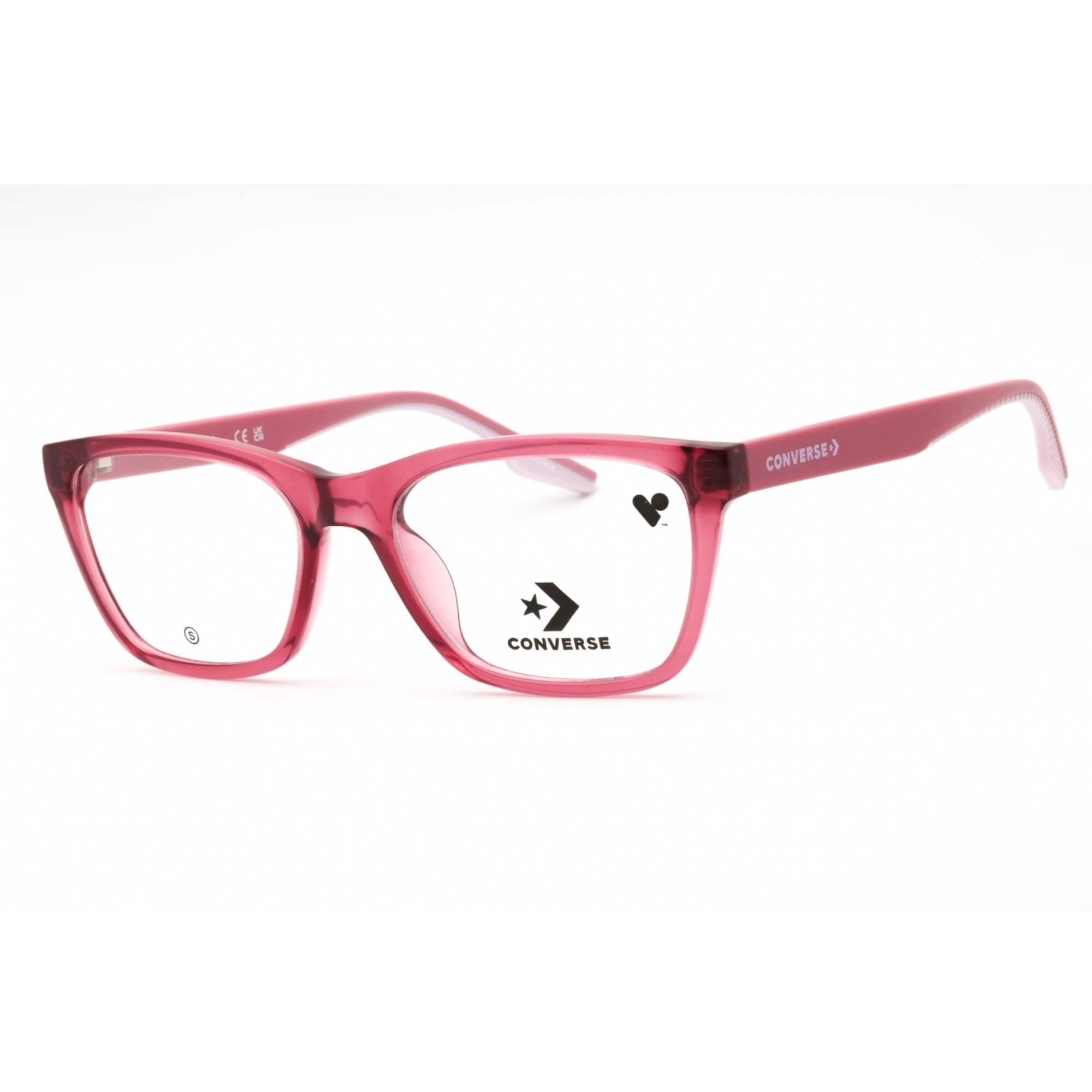 Converse Women's Eyeglasses - Crystal Berry Shady Square Full Rim Frame | CV5096 666