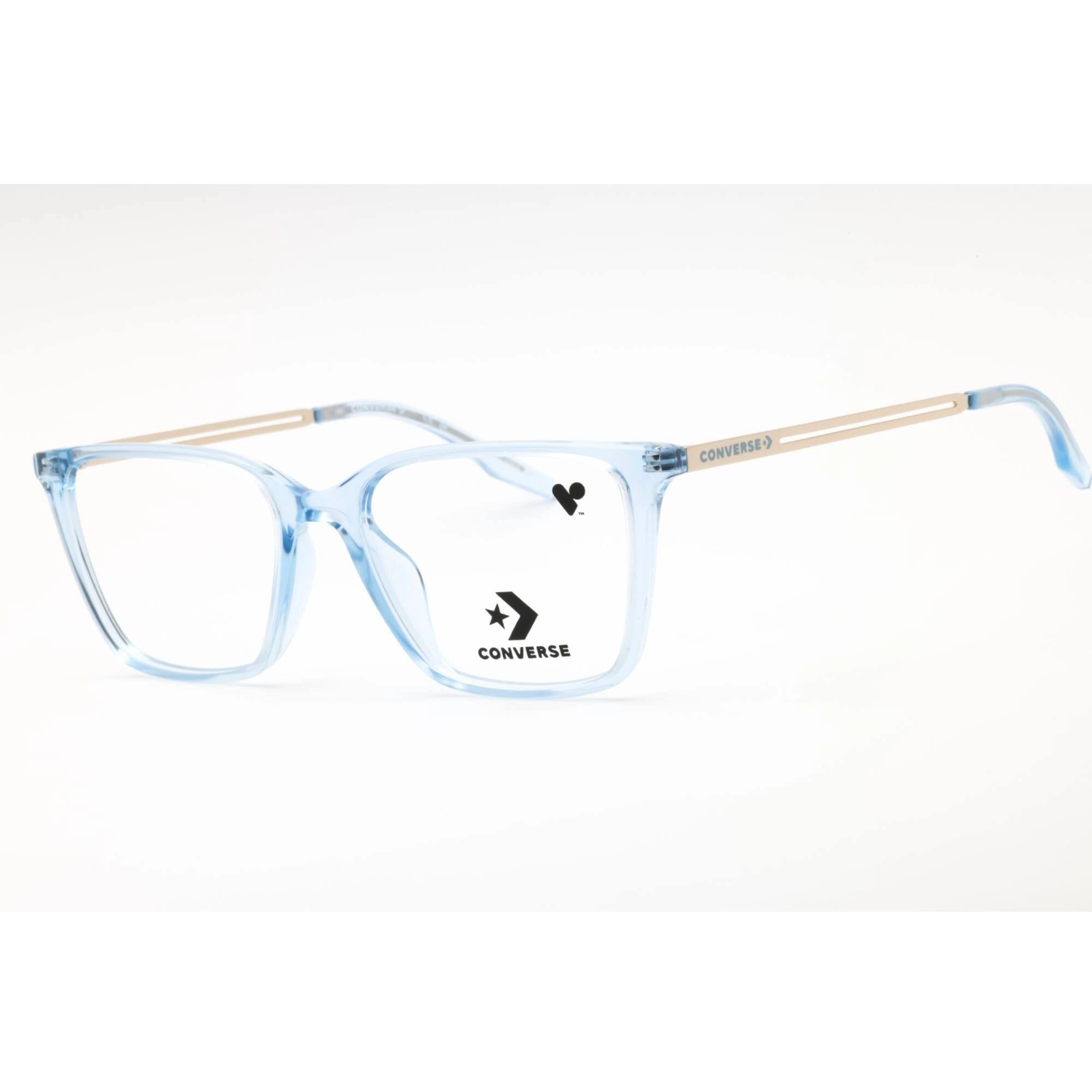 Converse Women's Eyeglasses - Crystal Sea Salt Blue Square Full Rim Frame | CV8002 450