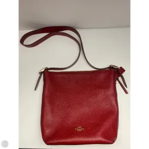 Crossbody Designer By Coach, Size: Large