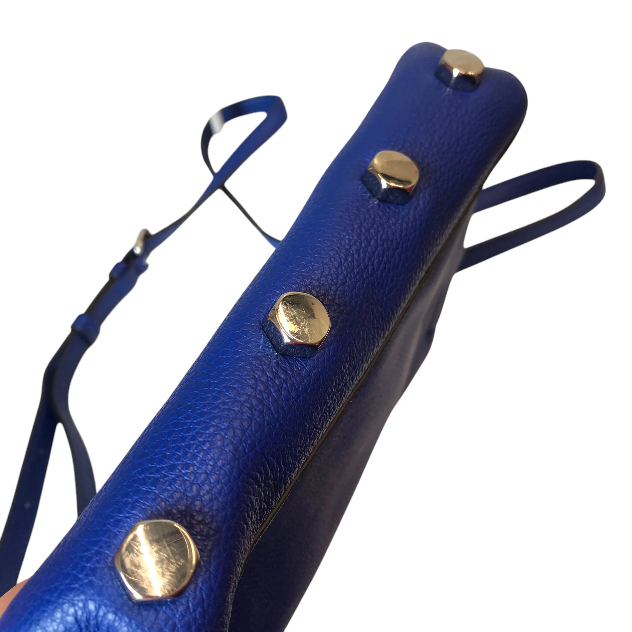 Crossbody Designer By Rebecca Minkoff In Blue, Size:Small