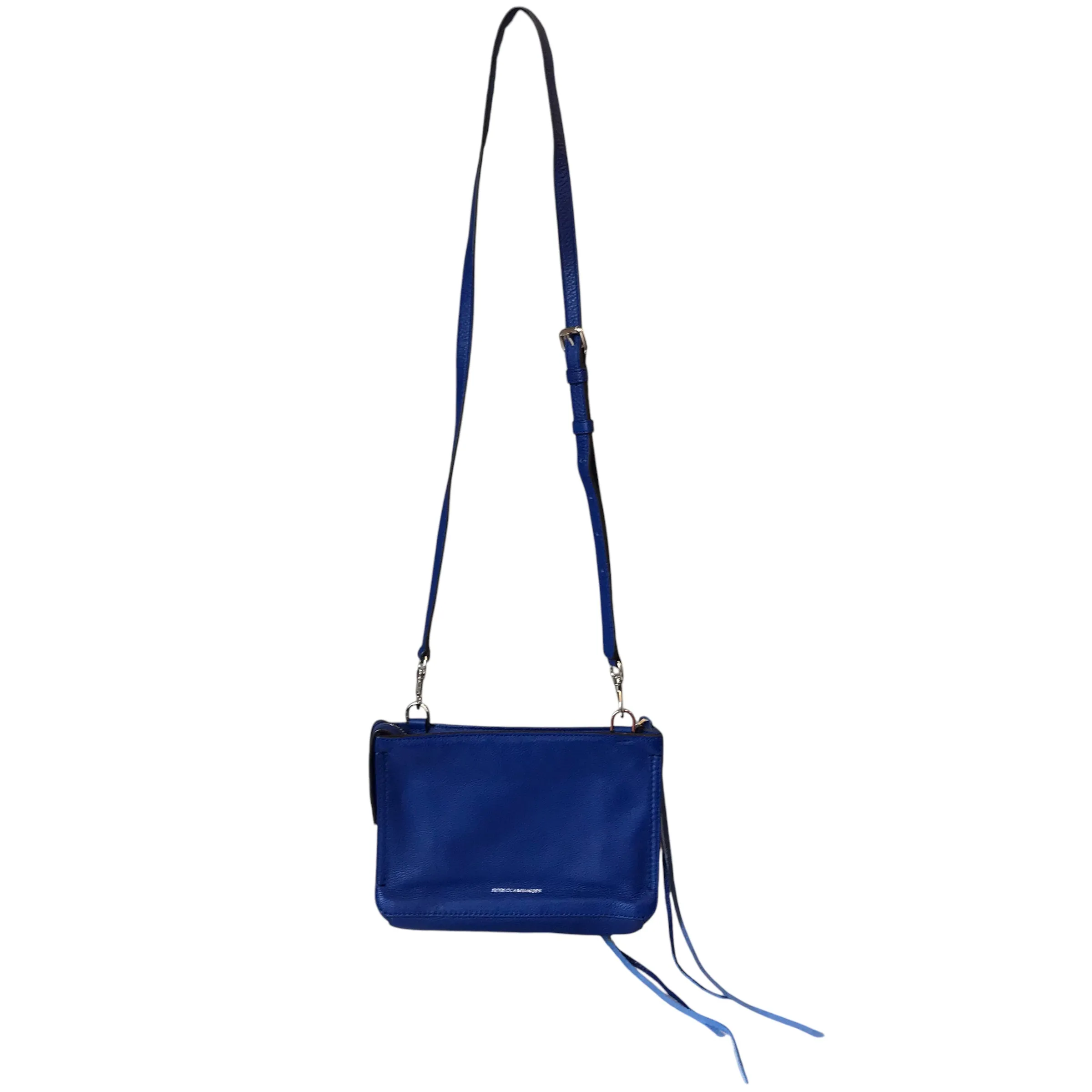 Crossbody Designer By Rebecca Minkoff In Blue, Size:Small