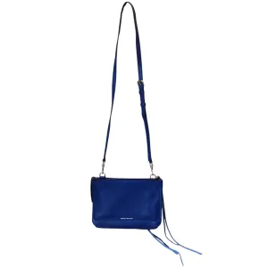 Crossbody Designer By Rebecca Minkoff In Blue, Size:Small