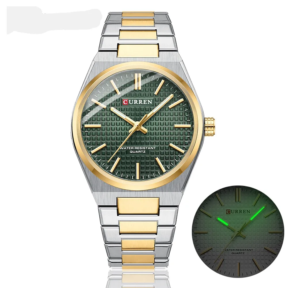 Curren Men's Octagon Watch (Dial 4.0cm) - CUR220