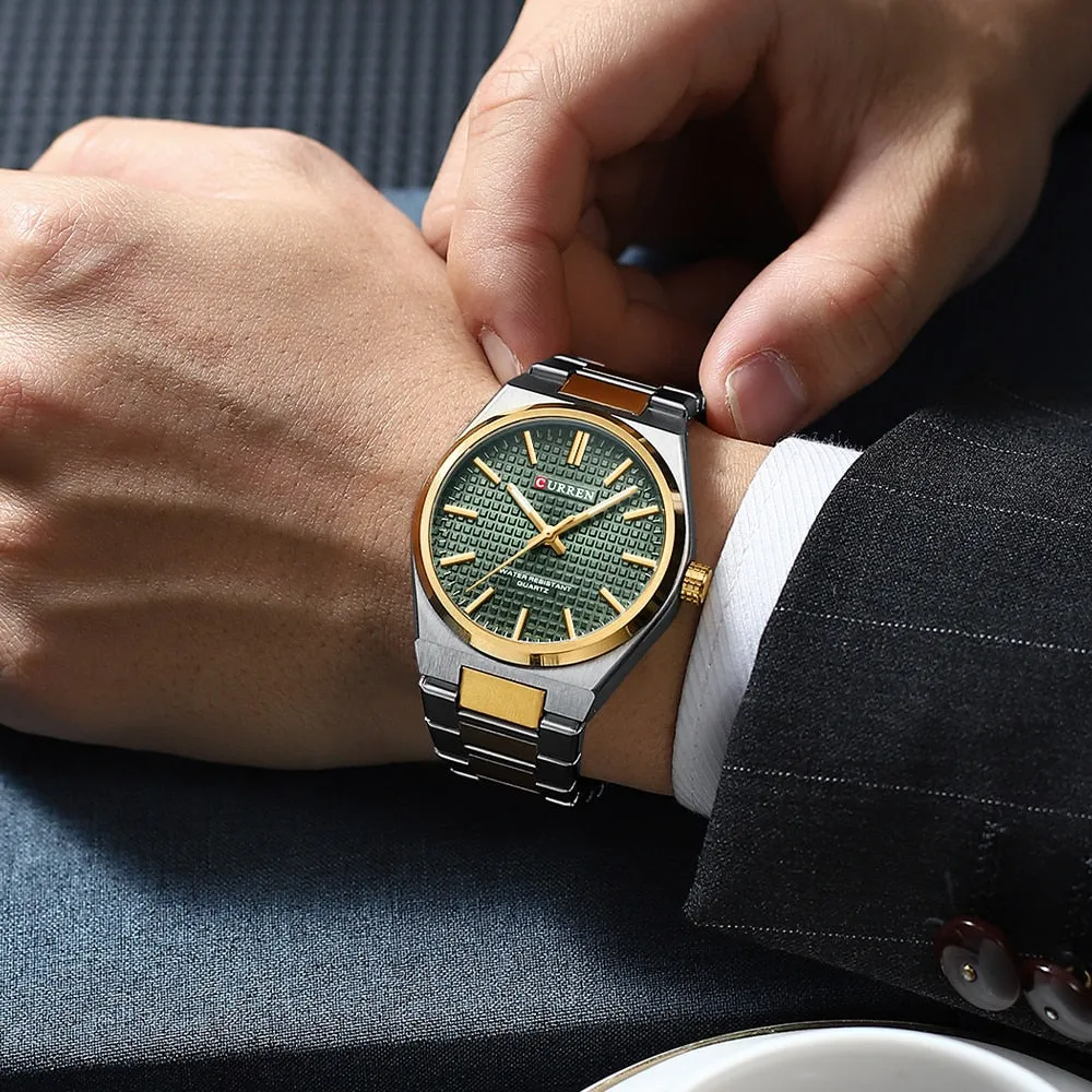 Curren Men's Octagon Watch (Dial 4.0cm) - CUR220