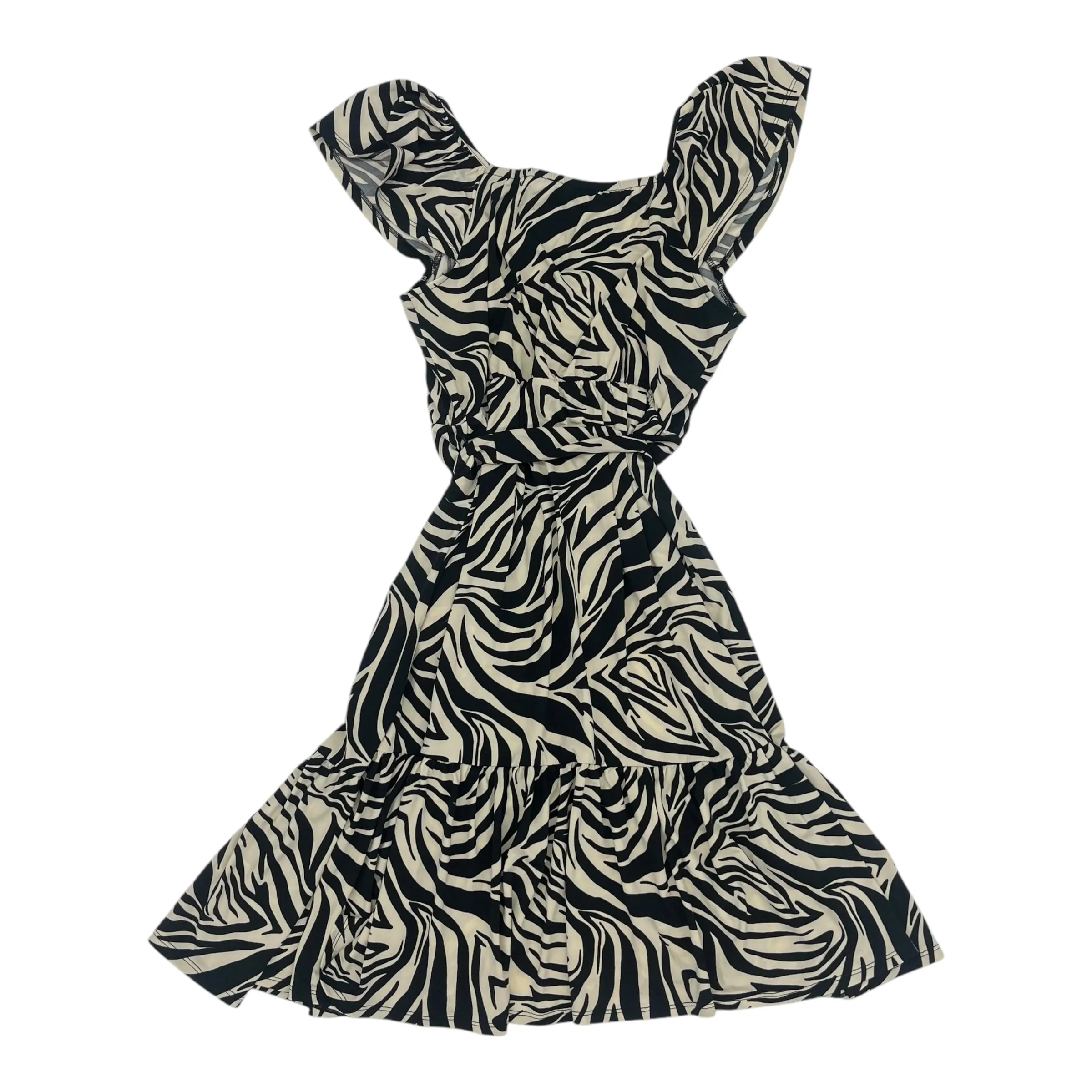 Dress Casual Short By Studio In Zebra Print, Size:Mp