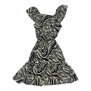 Dress Casual Short By Studio In Zebra Print, Size:Mp