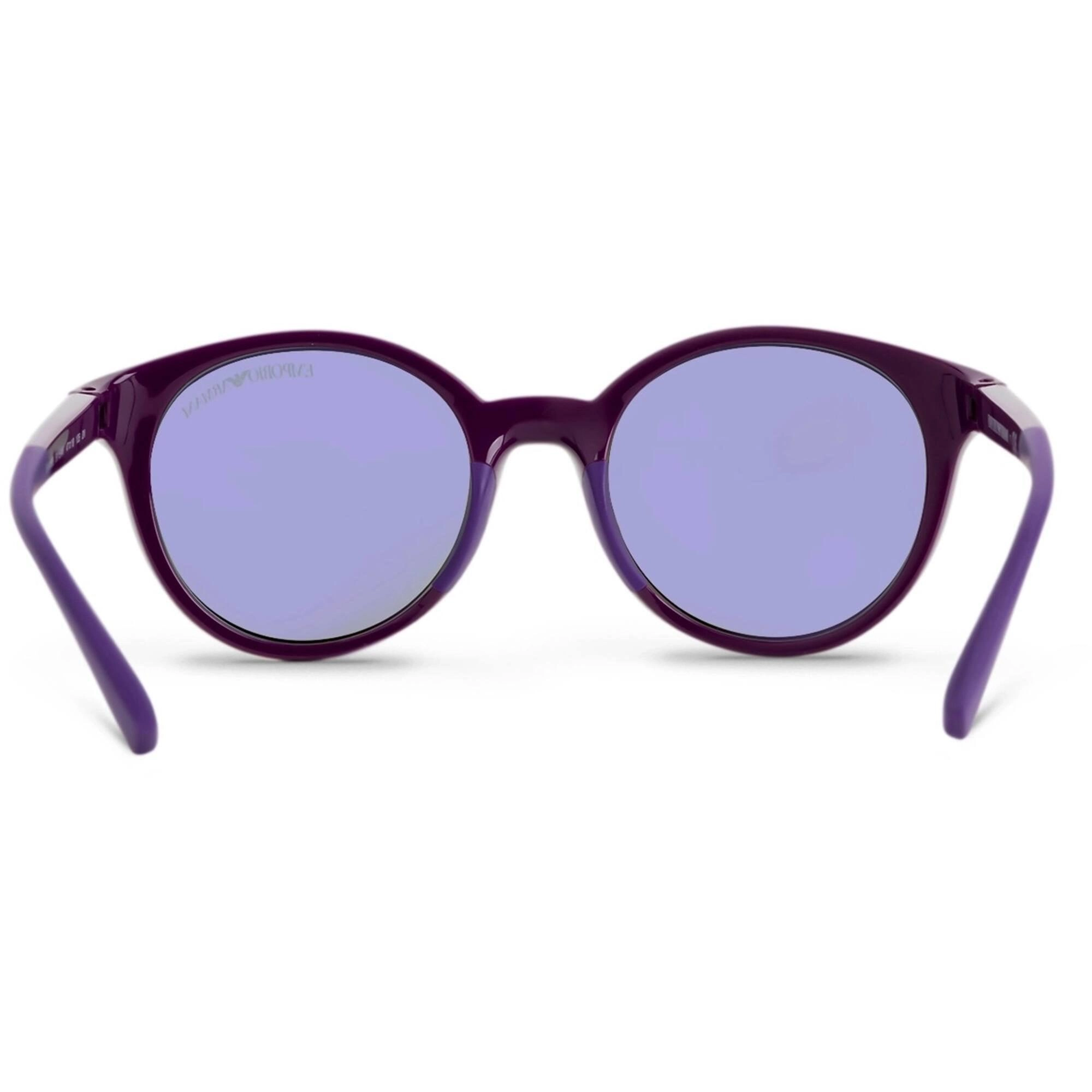 Emporio Armani Women's Sunglasses - Violet Round Frame Purple Lens | 4185 51154V