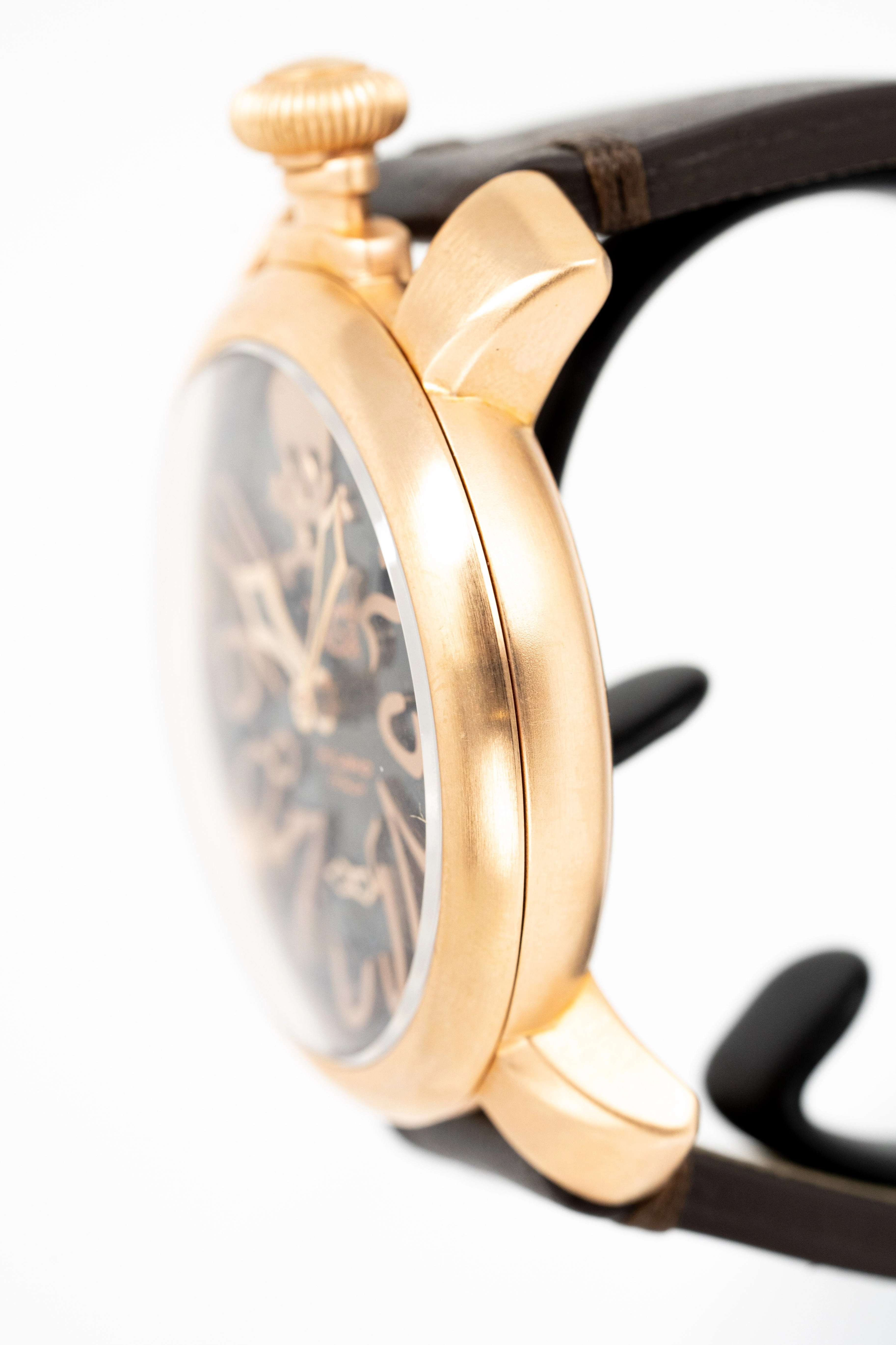 Gagà Milano Manuale 48mm Men's Watch Rose Gold Skull 5011.ART01S