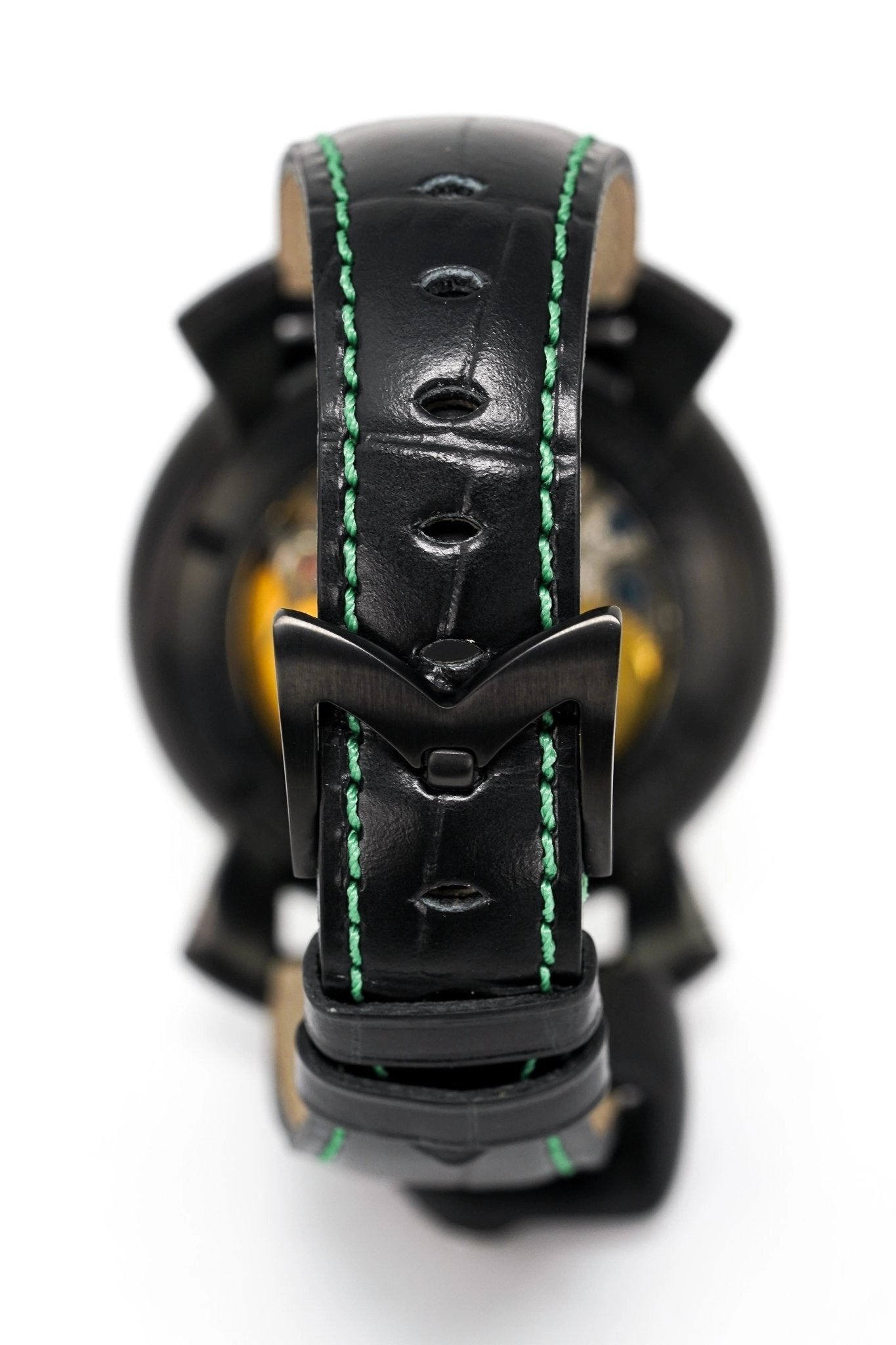 Gagà Milano Watch Manuale 48mm Carbon Fibre Green 5016.03