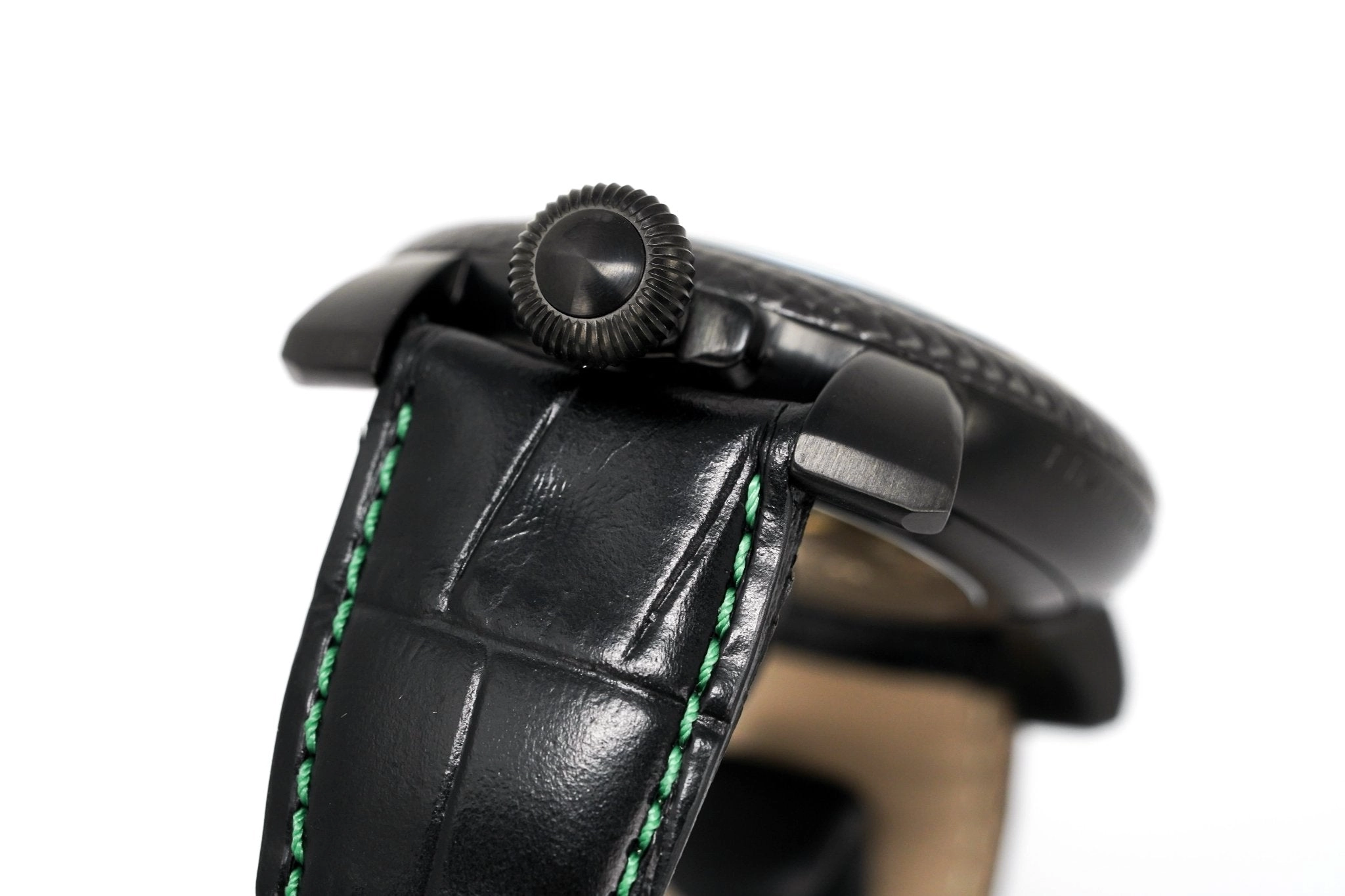 Gagà Milano Watch Manuale 48mm Carbon Fibre Green 5016.03