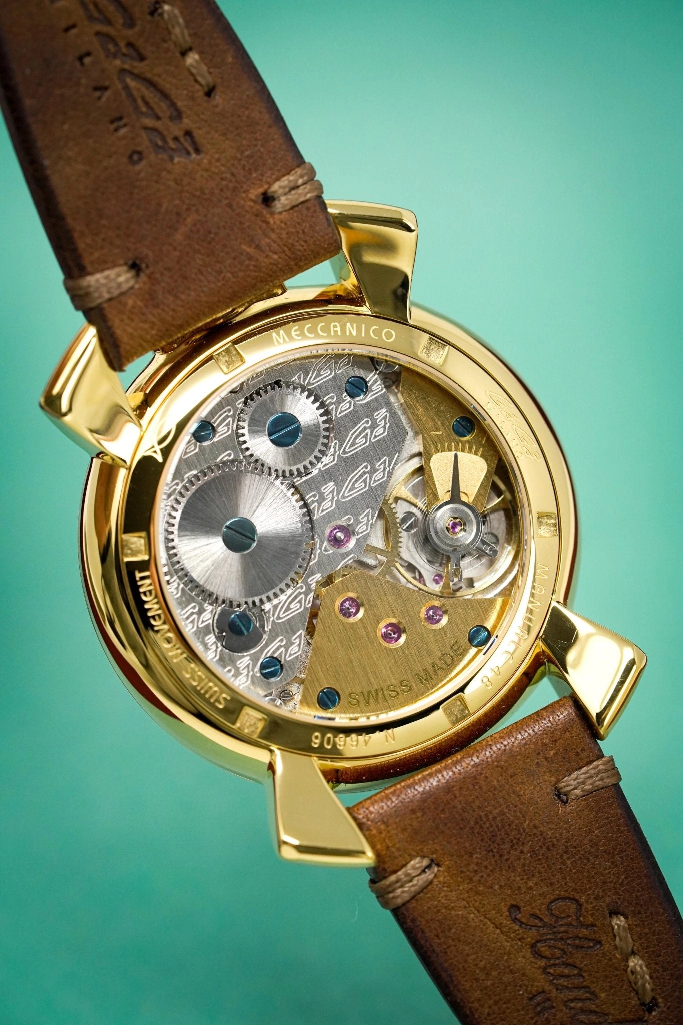 GaGà Milano Watch Manuale 48MM Special Edition Gold PVD
