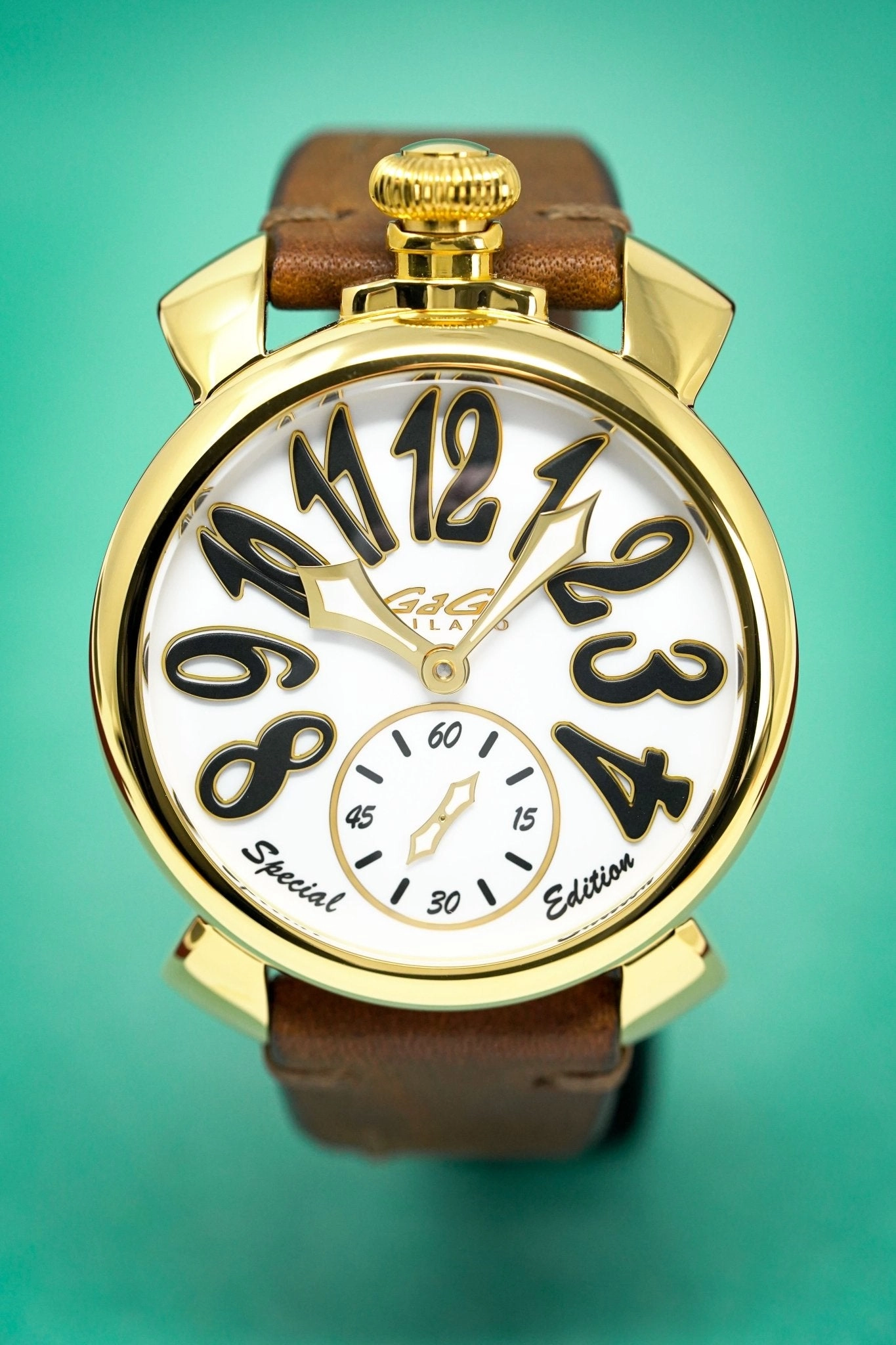 GaGà Milano Watch Manuale 48MM Special Edition Gold PVD