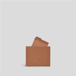 Game Changer Men's Leather Wallet -- Tan