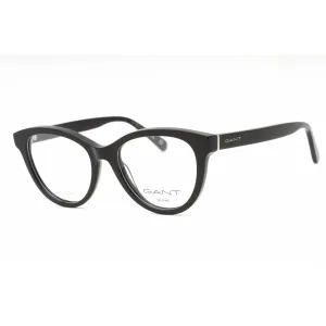 Gant Women's Eyeglasses - Shiny Black Plastic Cat Eye Full Rim 50mm Frame | GA4153 001