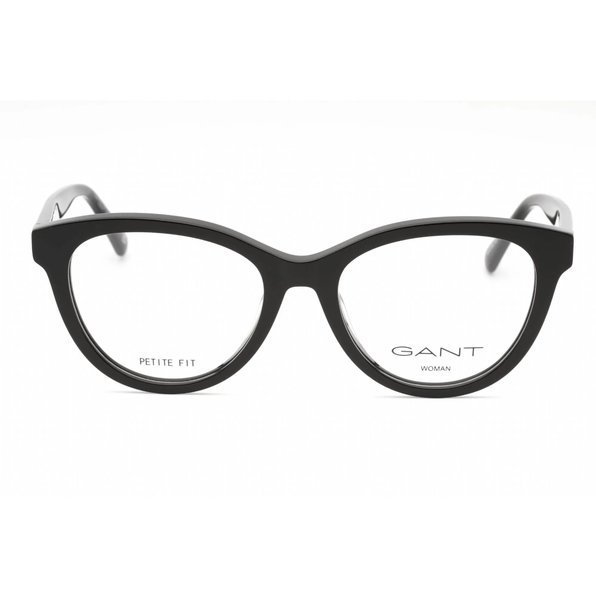 Gant Women's Eyeglasses - Shiny Black Plastic Cat Eye Full Rim 50mm Frame | GA4153 001