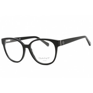 Gant Women's Eyeglasses - Shiny Black Plastic Full Rim Round Shape Frame | GA4131 001