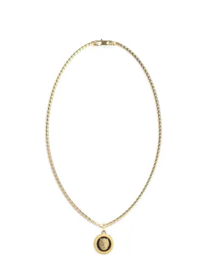 Gold Lion King Pendant Necklace