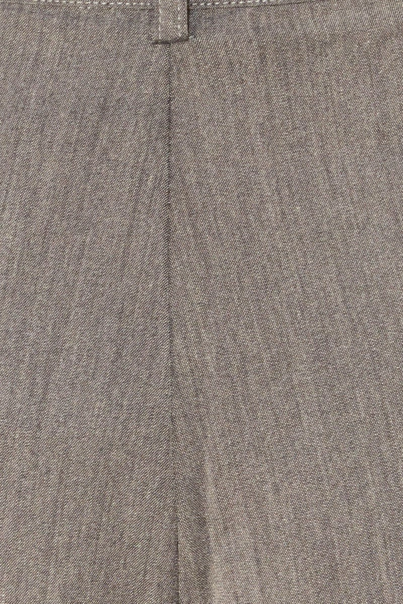 Grey Tailored Pant High Waist