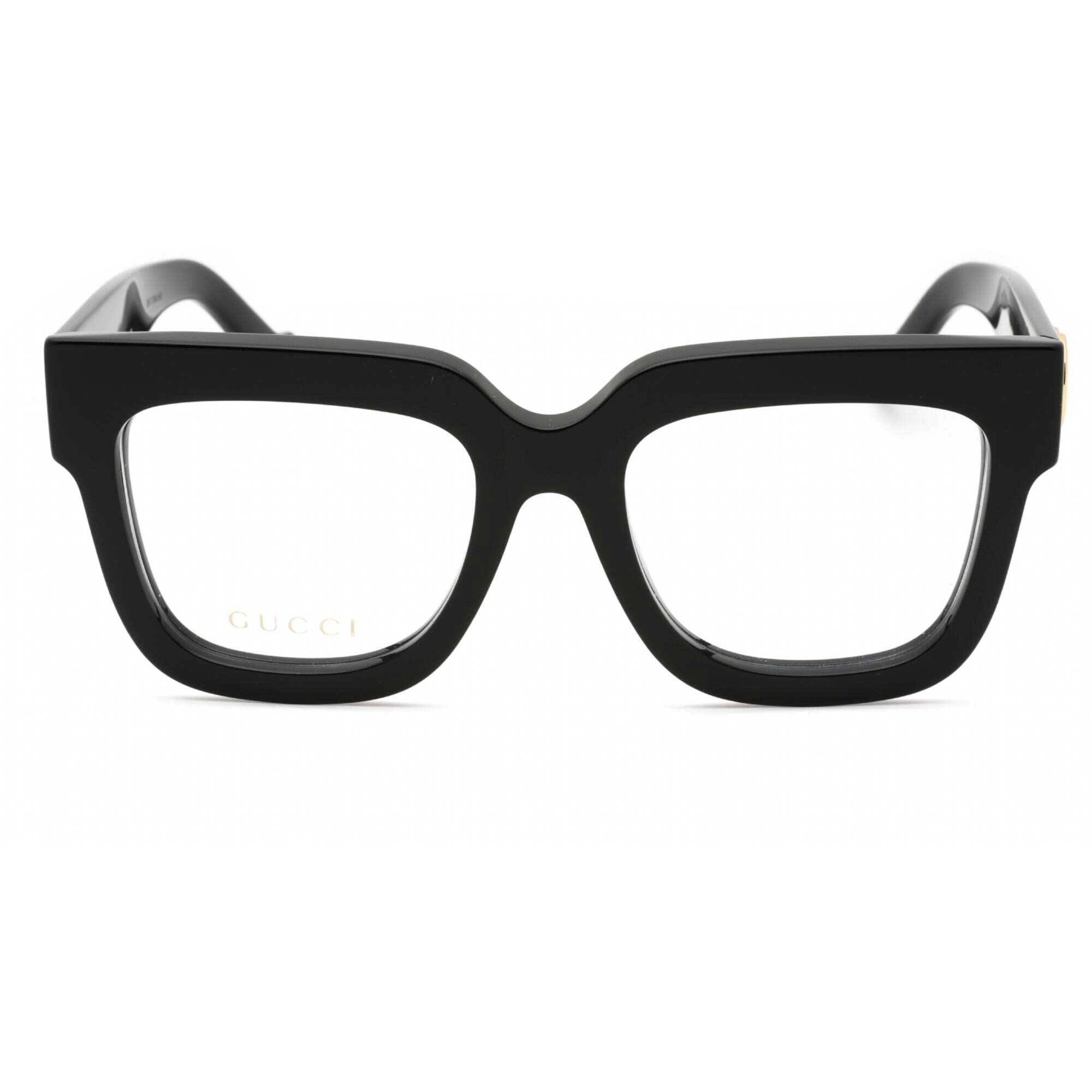 Gucci Women's Eyeglasses - Black Square Full Rim Plastic Frame | GG1549O 001
