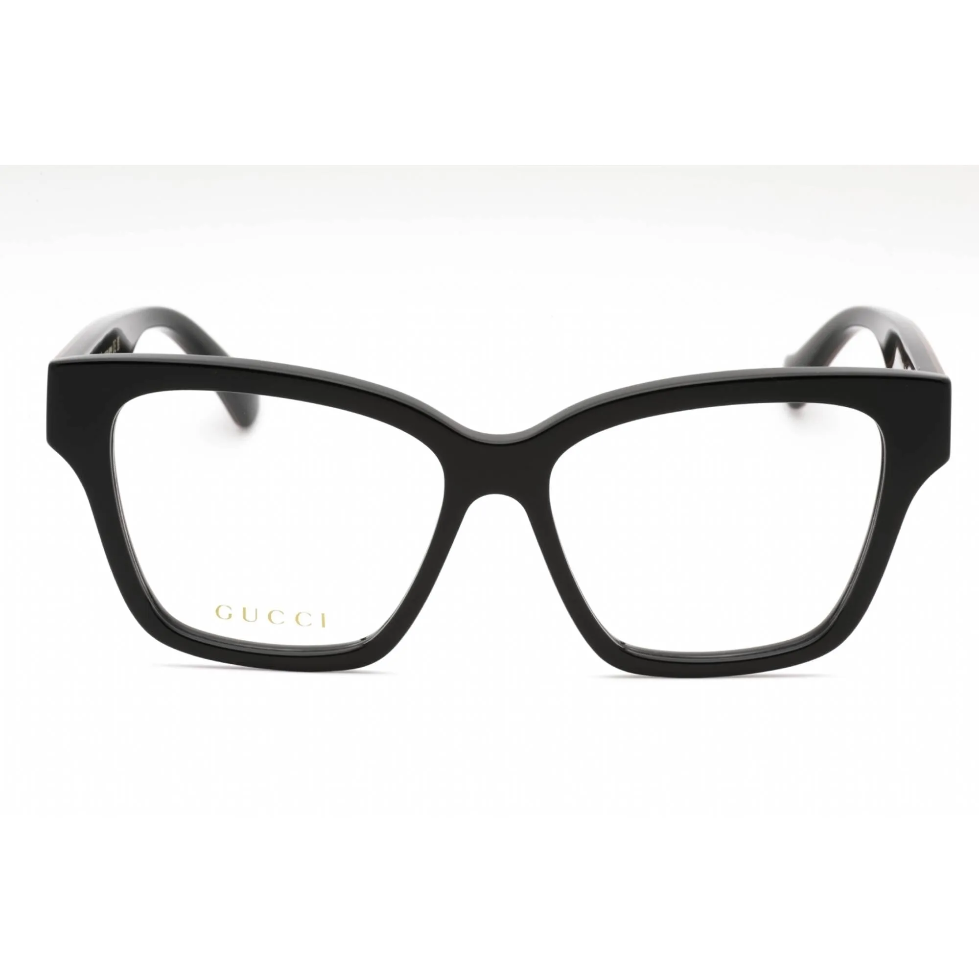 Gucci Women's Eyeglasses - Black/Havana Plastic Cat Eye Full Rim Frame | GG1302O 004