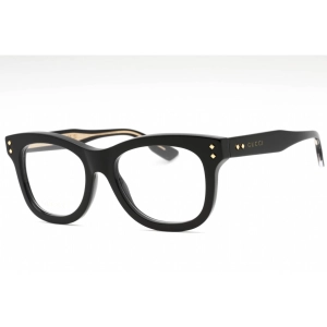 Gucci Women's Eyeglasses - Shiny Black Plastic Cat Eye Full Rim Frame | GG1086O 005