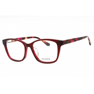 Guess Women's Eyeglasses - Bordeaux/Other Acetate Cat Eye Shape Frame | GU2846-D 071