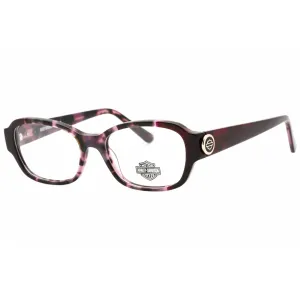 Harley Davidson Women's Eyeglasses - Violet/Other Oval Full Rim Frame | HD0567 083